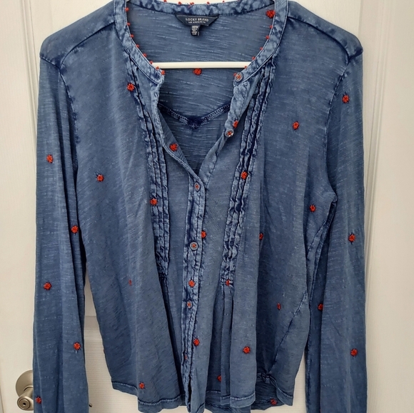 Lucky Brand Lightweight Shirt M - Picture 6 of 8